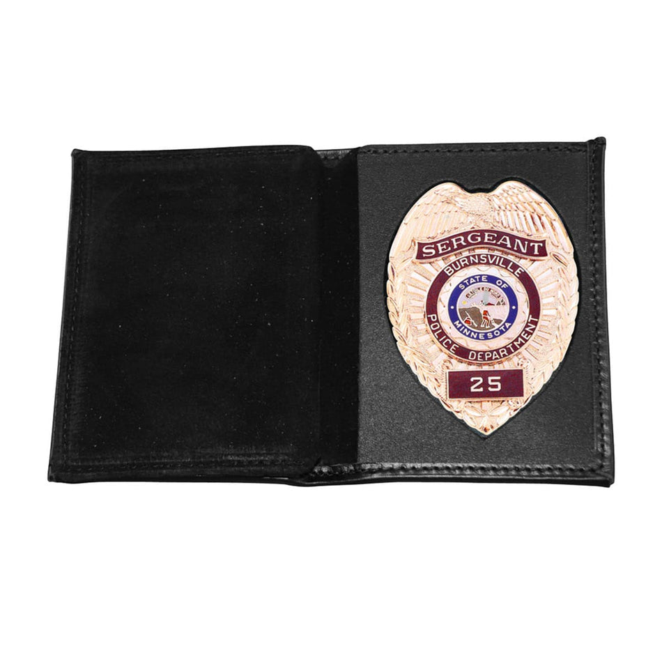 165 – Soft Book Style Badge Wallet with Vertical Card Slots