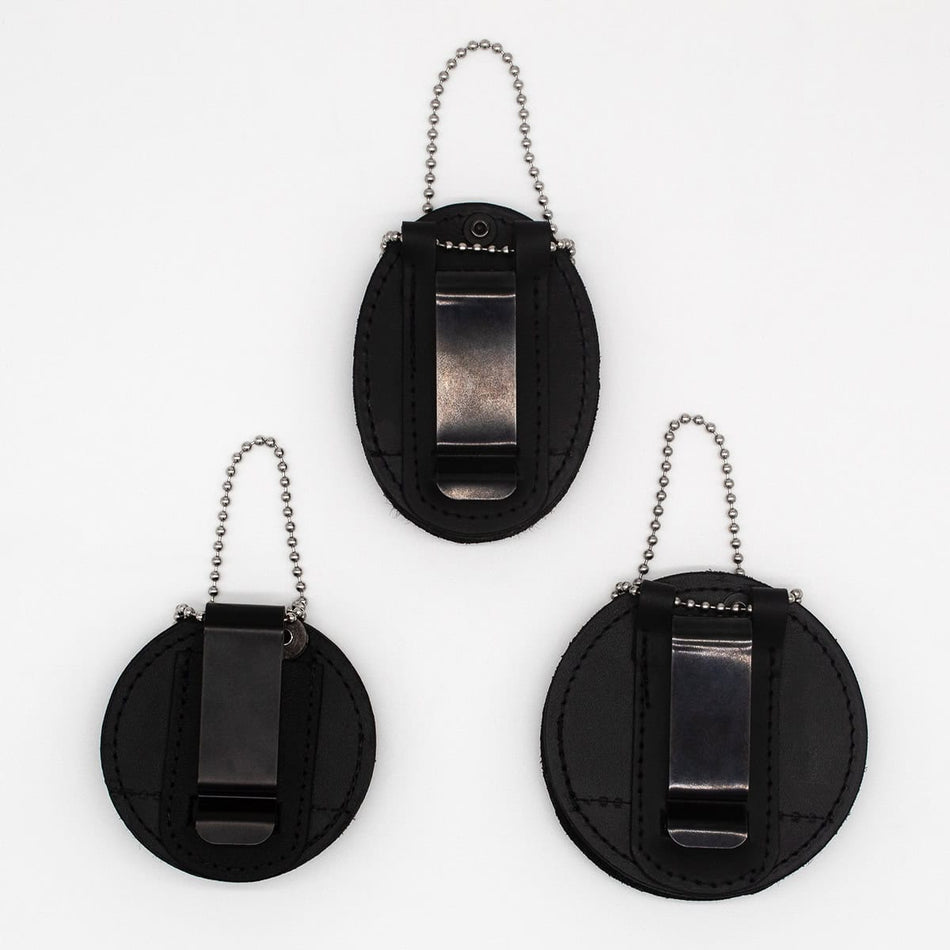 600CH/700CH – Swivel Recessed Badge Holder with Hook & Loop Closure, Clip Back, and Neck Chain